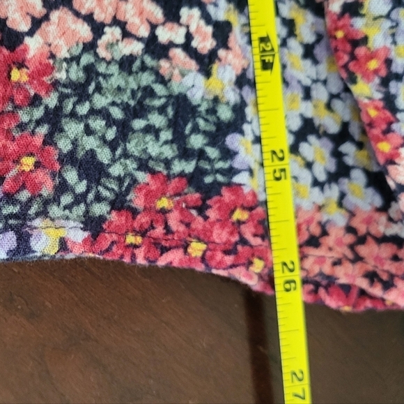 Knox Rose Patchwork Floral Boho Flowy Top - Picture 7 of 9